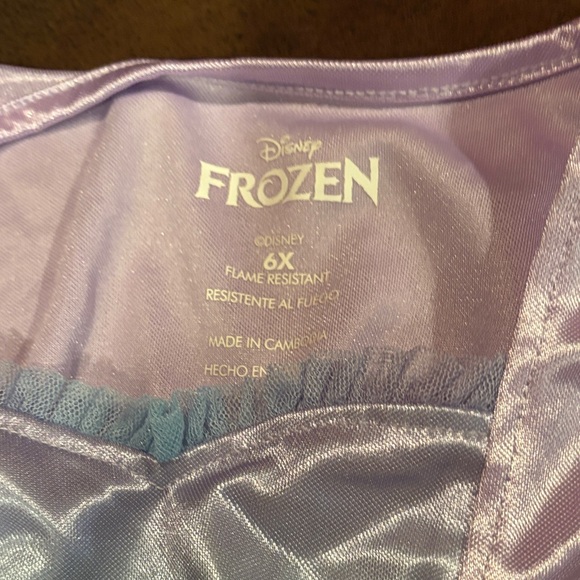 Disney Frozen Nightgown - Lavender and Sky Blue - Picture 3 of 4